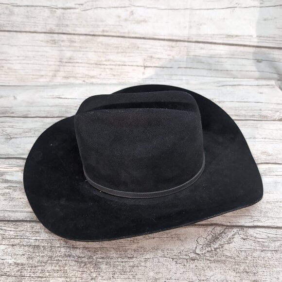 Bailey Black XX Wool Blend Western Cowboy Hat – Men’s 7 1/8 - Picture 6 of 10